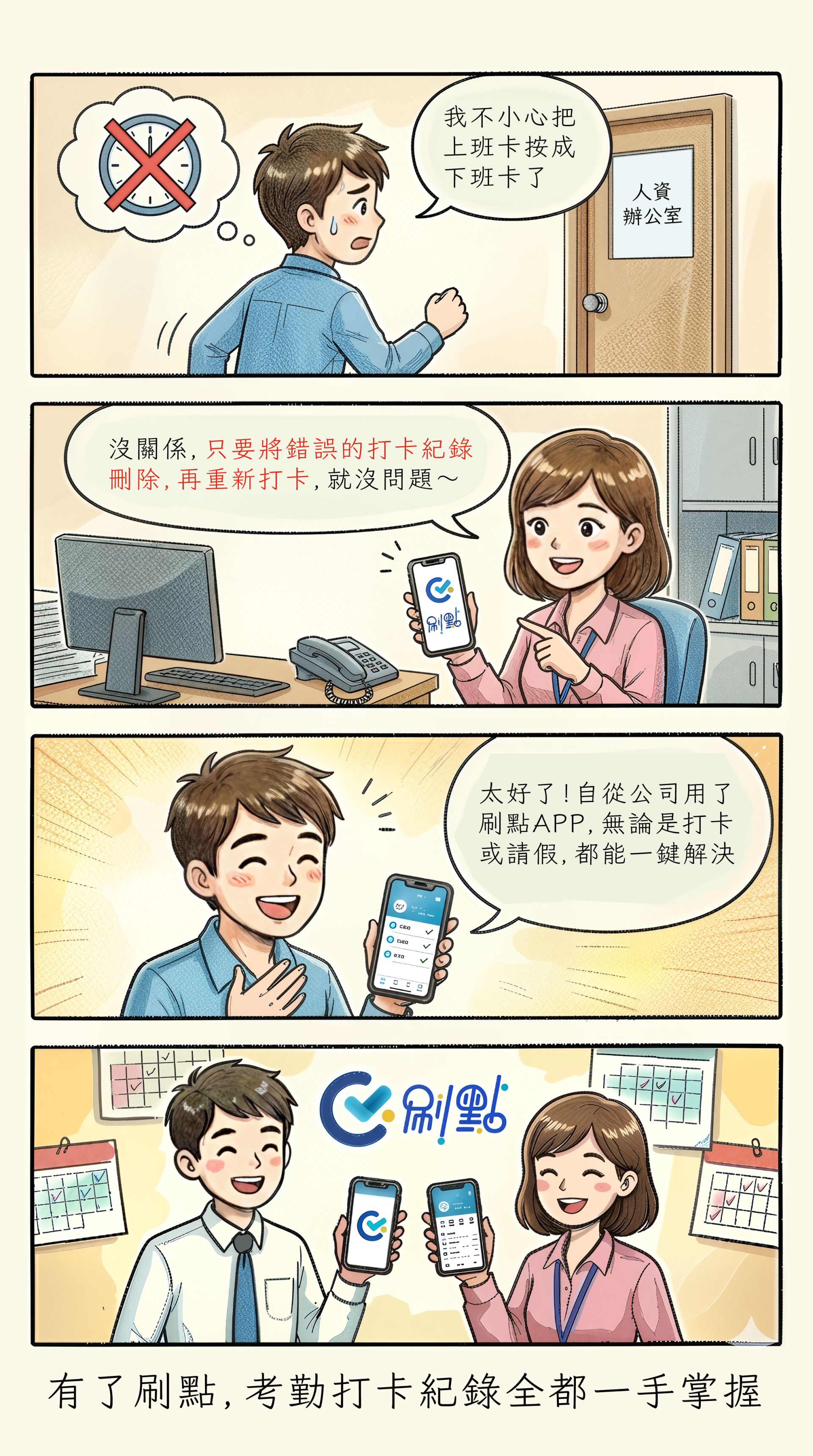 打錯卡，也不必慌